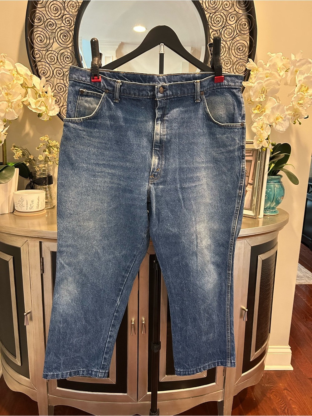 VINTAGE DEE CEE Men's Denim Jeans in Faded Blue Made in USA